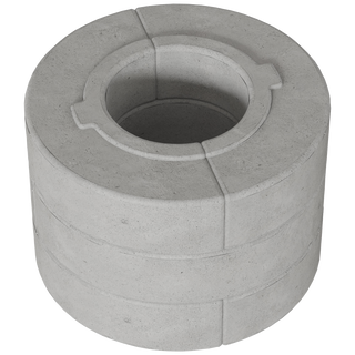 Set med betong samlingsskivor 6 st