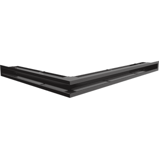 Ventildeckel AIR Ecke rechts 40x80x9 schwarz 