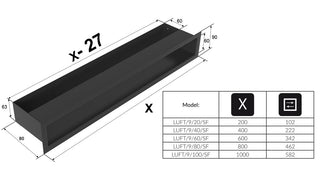 Ventildeckel 9x80 poliert Slim