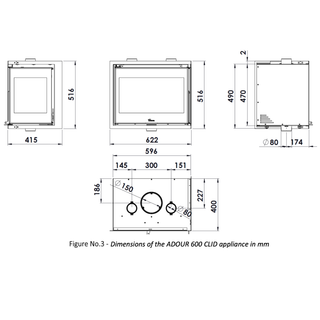 Lacunza ADOUR 600 CLID - 3 glas