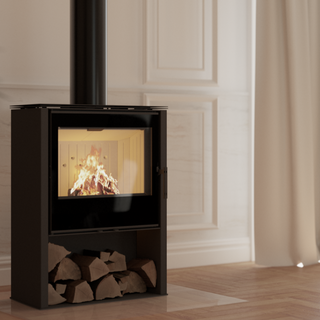 Braskamin Lupo-M Hitze 8,7 kW (svart)