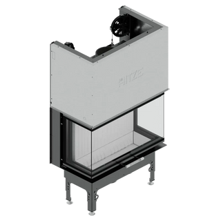 Einsatzofen HST 68x43.CG - mit dreiseitigem Glas 