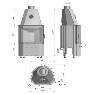 Insatskamin Prisma K