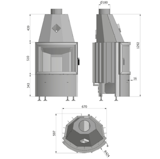 Insatskamin Prisma KR