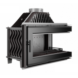 Einsatzofen Kawmet W16 Rechte Ecke 13,4 kW (schwarz)