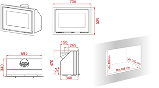 Kamineinsatz Lotus 370 Petite 