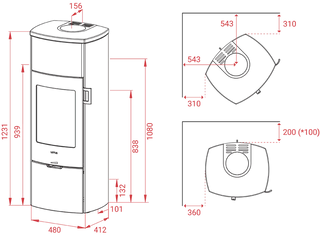 Specksteinofen Lotus Mondo M30 