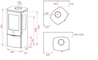 Holzofen Lotus Mondo-G3 