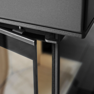 Murspis Olsberg Osorno svart stål 8kw