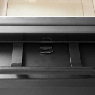 Murspis Olsberg Osorno svart stål 8kw