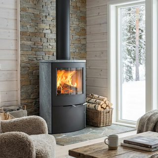 Täljstenskamin Omaha