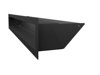 Ventildeckel LUFT 9x60 schwarz Slim 