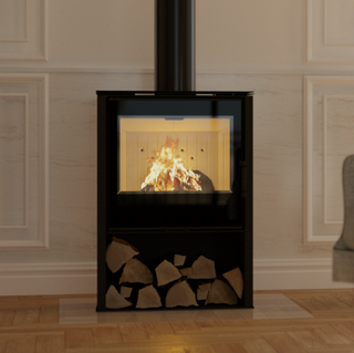 Braskamin Lupo-M Hitze 8,7 kW (svart)