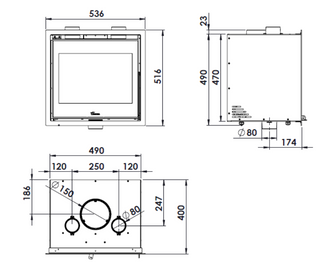 Insatskamin Lacunza Adour-500