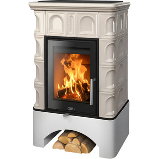 Vit kakelkamin BRITANIA Exklusive