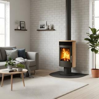 Braskamin Tartu 5 Sandsten Roterande