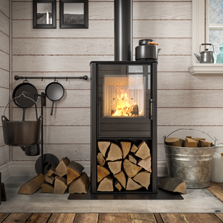 Braskamin CANE S-Svart  6,5kW