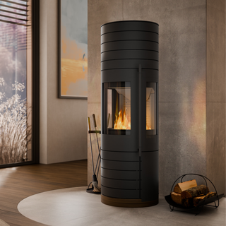 Braskamin med sidoglas - Waleria.l HSC