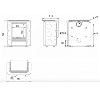 Florencie exklusive - kokplatta