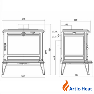 Gusseisenofen S11 (8,5 kW)