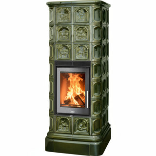 grön hög kakelugn - KALEDONIE_EXCLUSIVE XL