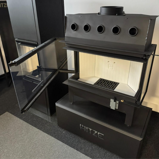 Einsatzofen - Albero AL14C - mit dreiseitigem Glas