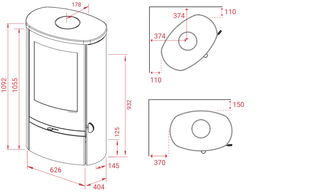 Specksteinofen Lotus Jubilee 25