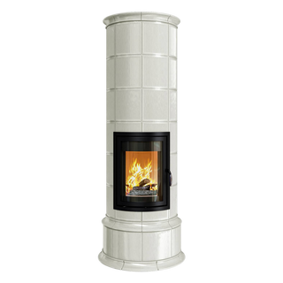 Vit kakelugn bella Rosa 25