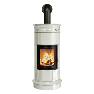 Kakelugn Bella Rosa 11 Viva (Kräm/vit)