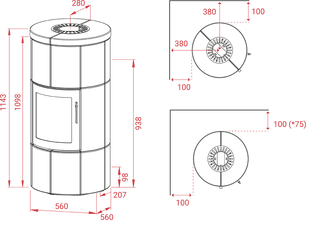 Specksteinofen Lotus M1