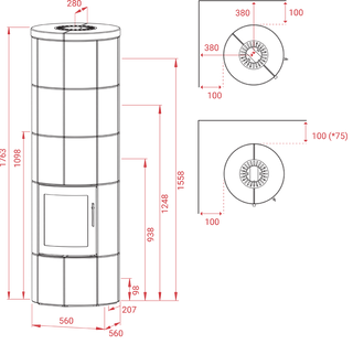 Specksteinofen Lotus M3