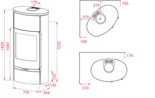 Specksteinofen Lotus Jubilee 35M