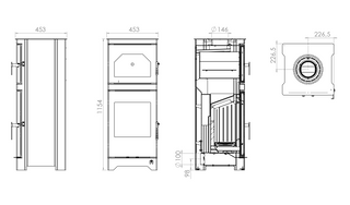 Herd mit Backofen-LYNX-O 6,5kW