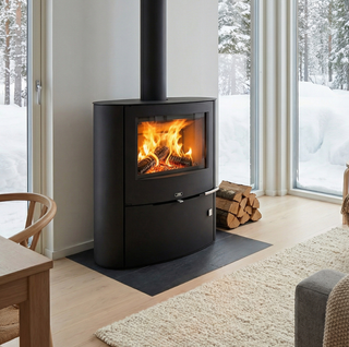 Braskamin Omaha stål