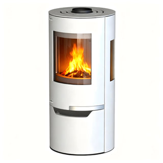 Braskamin med 3 glas -TRIO ArticHeat (Vit)